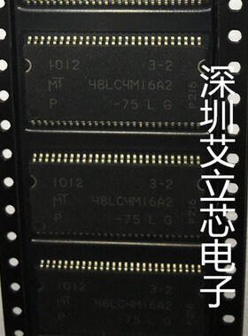 MT48LC4M16A2P-75L:G 4M  16 同步动态随机存取存储器, 5.4 ns