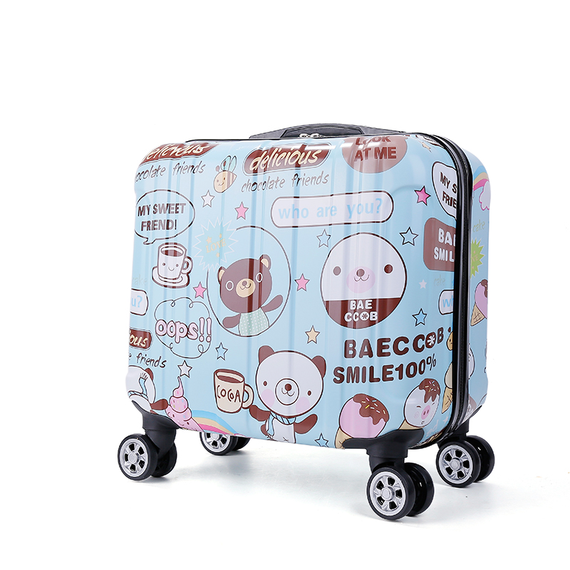 儿童拉杆箱女16寸18寸学生行李箱小型轻便登机旅行密码箱拉箱旅游