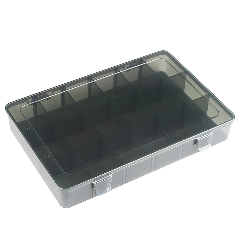 天才猫18格可拆卸元件盒零件配件盒螺丝工具盒多格塑料收纳盒