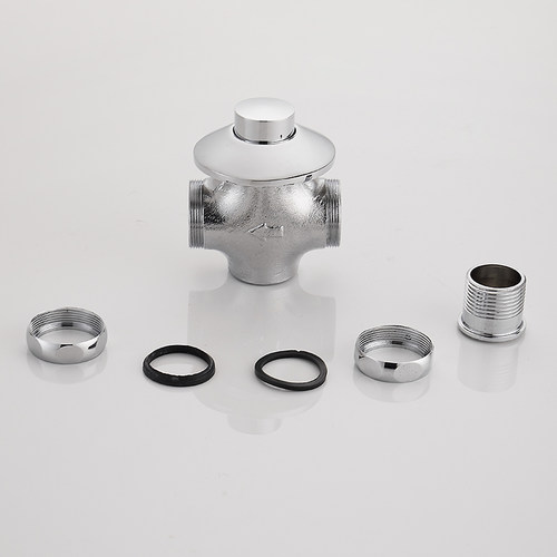 卫生间蹲便器冲水阀手按式厕所大便暗装按压开关冲洗阀蹲坑延时阀