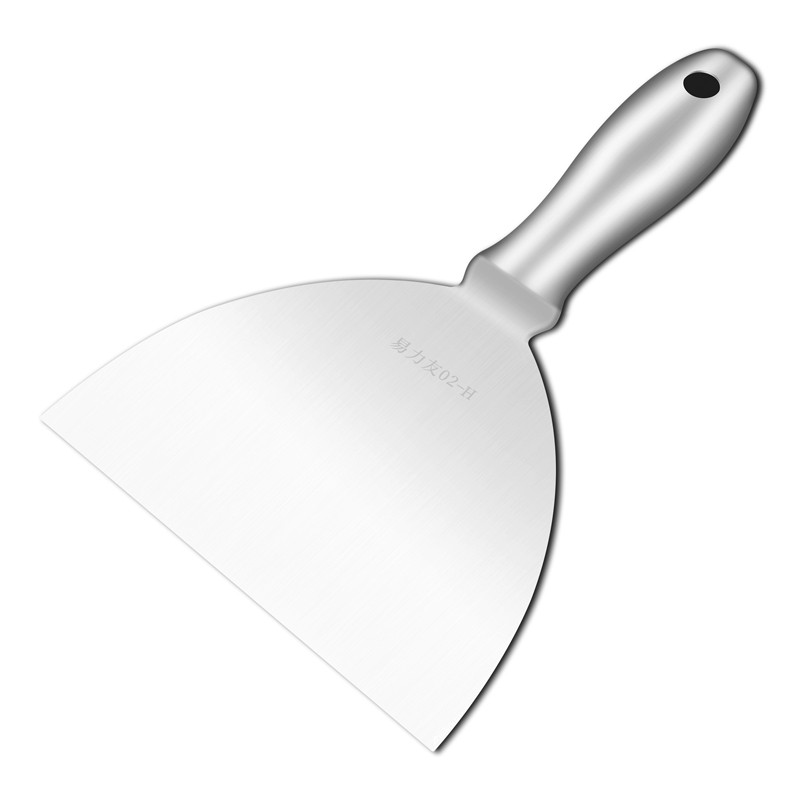 易力友加厚不锈钢油灰刀清洁铲刀一体成型泥铲批墙工具加硬腻子刀