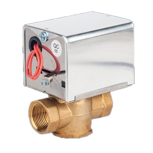 执行器AC220V电动二通阀风机盘管两通电磁阀中央空调电动阀驱动器