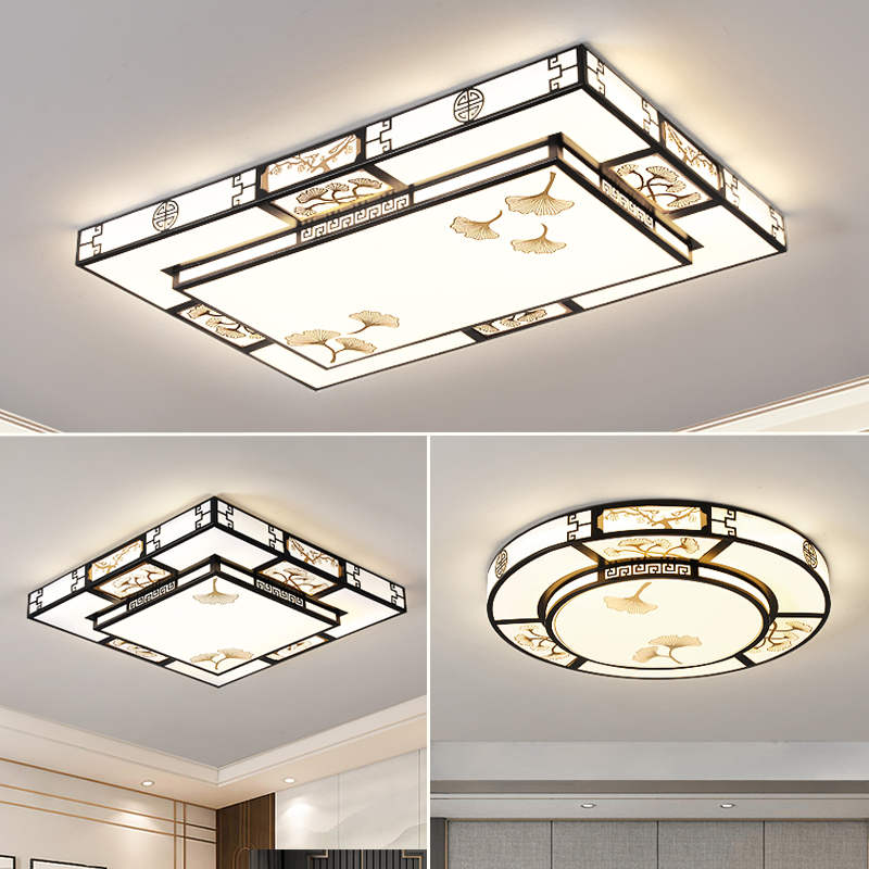客厅灯2021年新款卧室主灯现代简约大气灯具大灯新中式led吸顶灯
