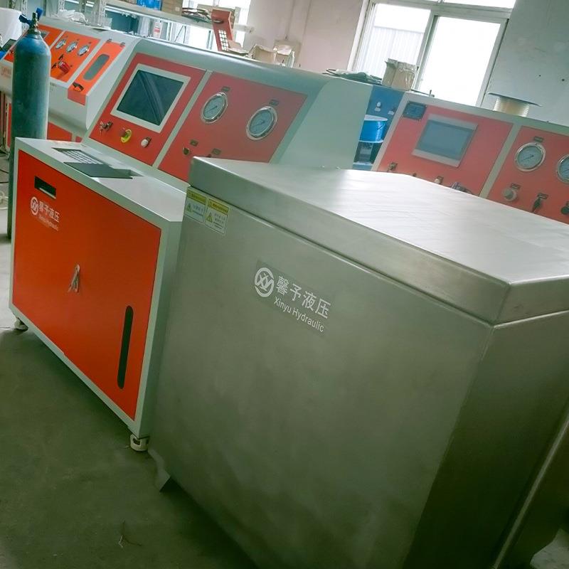 水压爆破试验台50mpa分体式灭火器水压爆破试验台气瓶爆破测试台