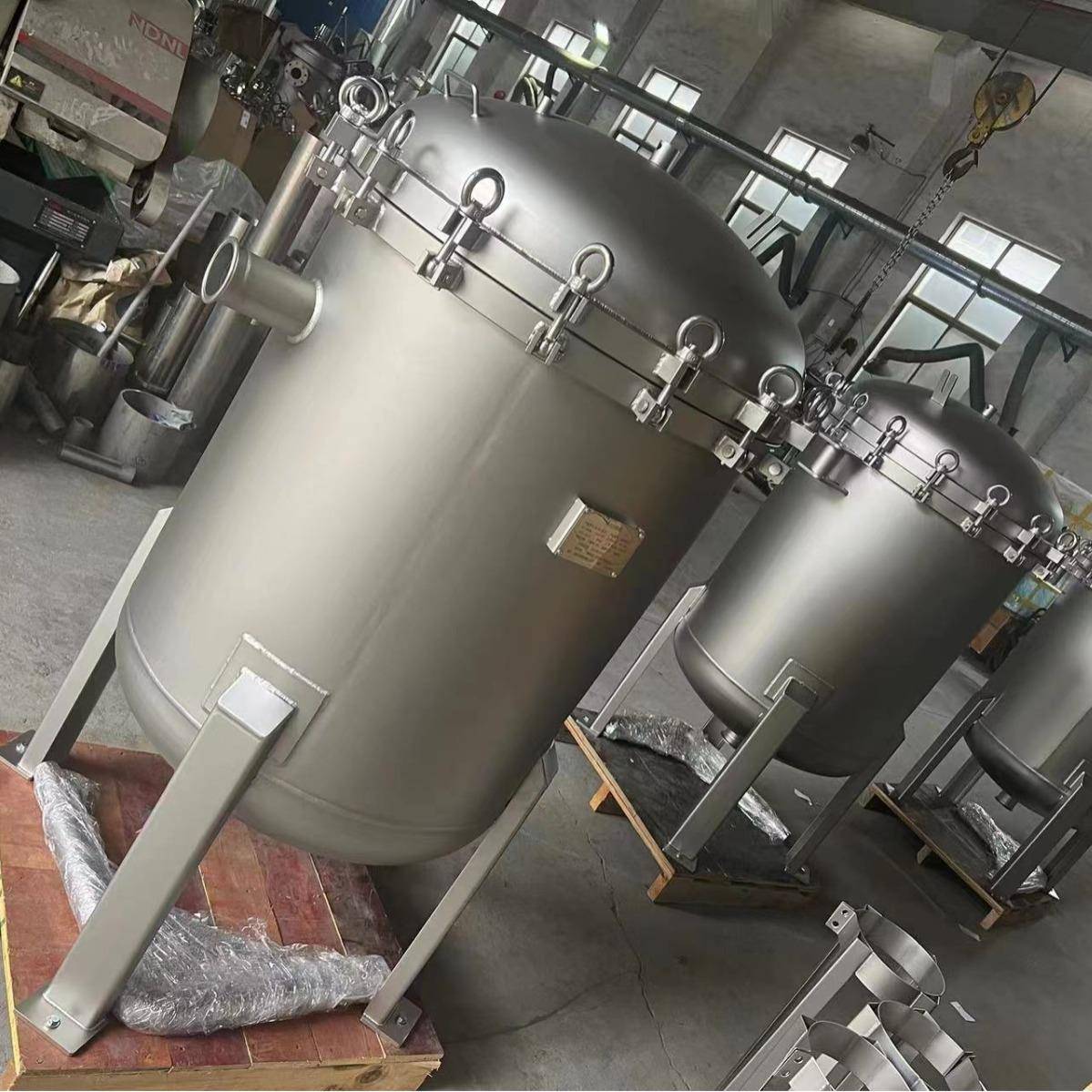 DL-8P2S不锈钢袋式过滤器糖浆树脂乳液尼龙网过滤机滤袋高效过滤