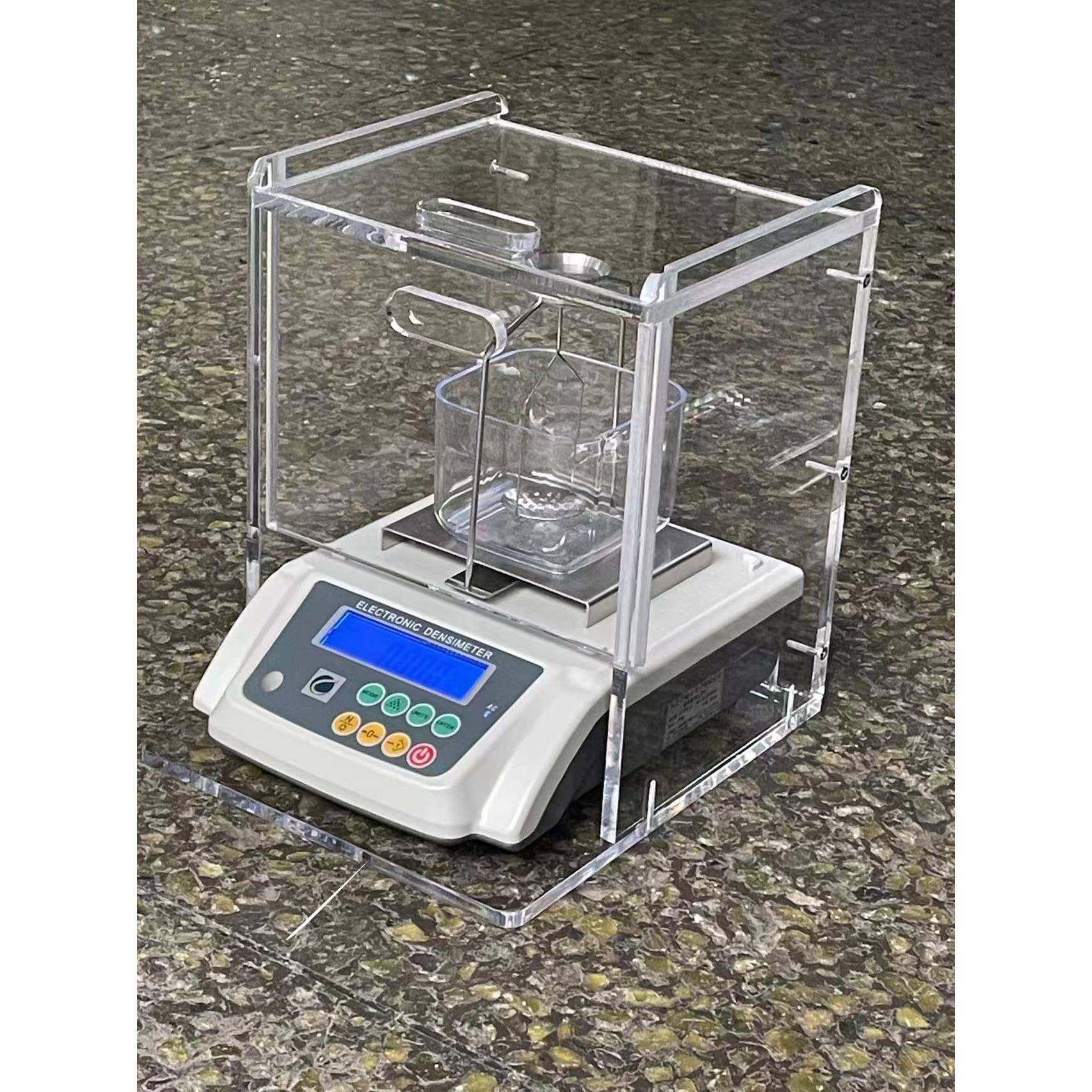 PE料颗粒数显直读密度仪塑料橡胶直读比重测试仪固体密度计