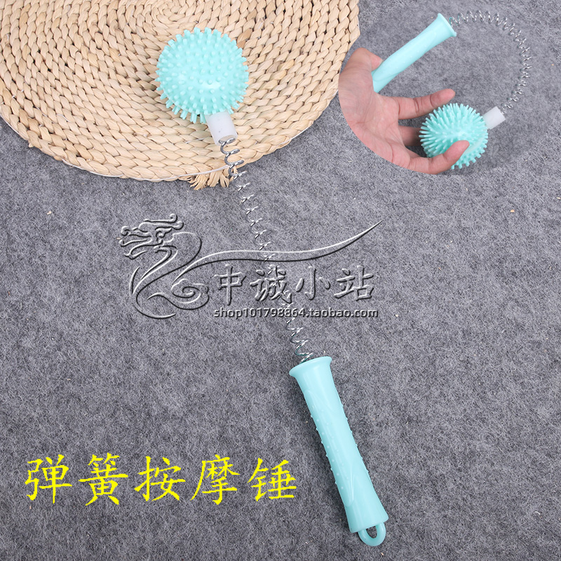 捶背器经络穴位捶子按摩槌弹簧锤敲打锤敲背锤健身拍打Y空心敲打