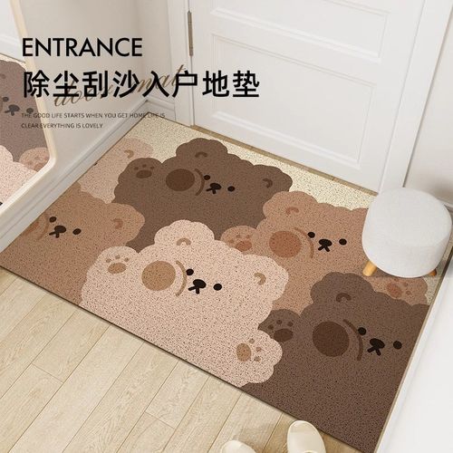 新款入户门法式丝圈地垫门垫进门门口玄关除尘门外高级感耐脏地毯