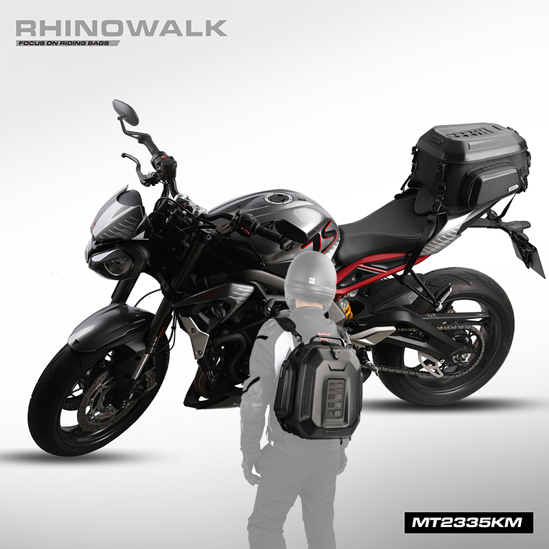 后座包硬壳机车包中长途摩旅包旅行箱头盔包防水通用