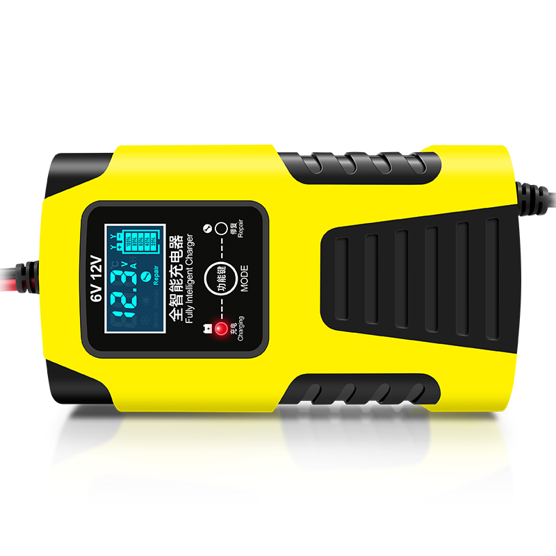 电瓶充电器6v12v伏踏板铅酸蓄电池全智能修复通用型充电机