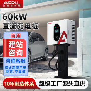 60kW单枪直流充电桩新能源电动汽车商用家用大功率快充货车专用