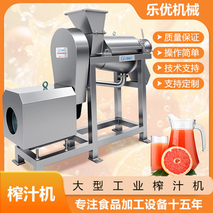 果蔬螺旋榨汁机 苹果番茄梨子不锈钢榨汁机工业螺旋挤压机榨汁机
