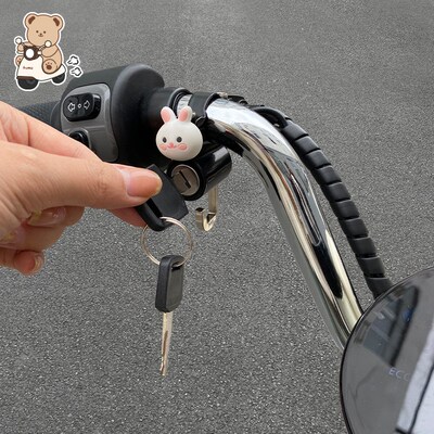 电动车头盔锁适配雅迪台铃爱玛小牛九号锁扣通用防偷挂钩锁