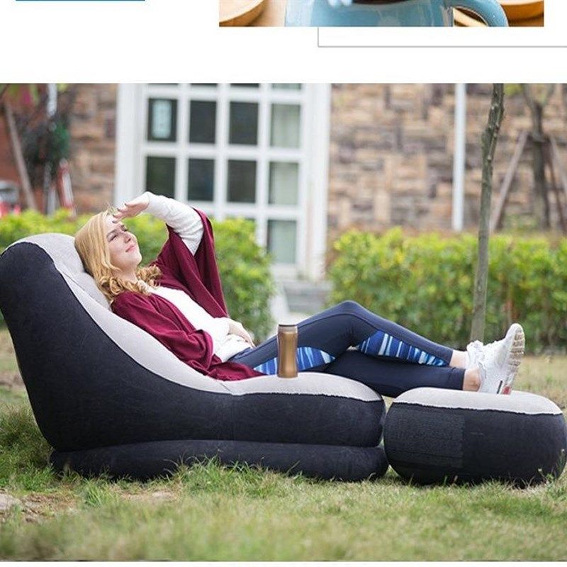 懒人沙发充气榻榻o米沙发气垫床座椅单人折叠躺椅沙发床