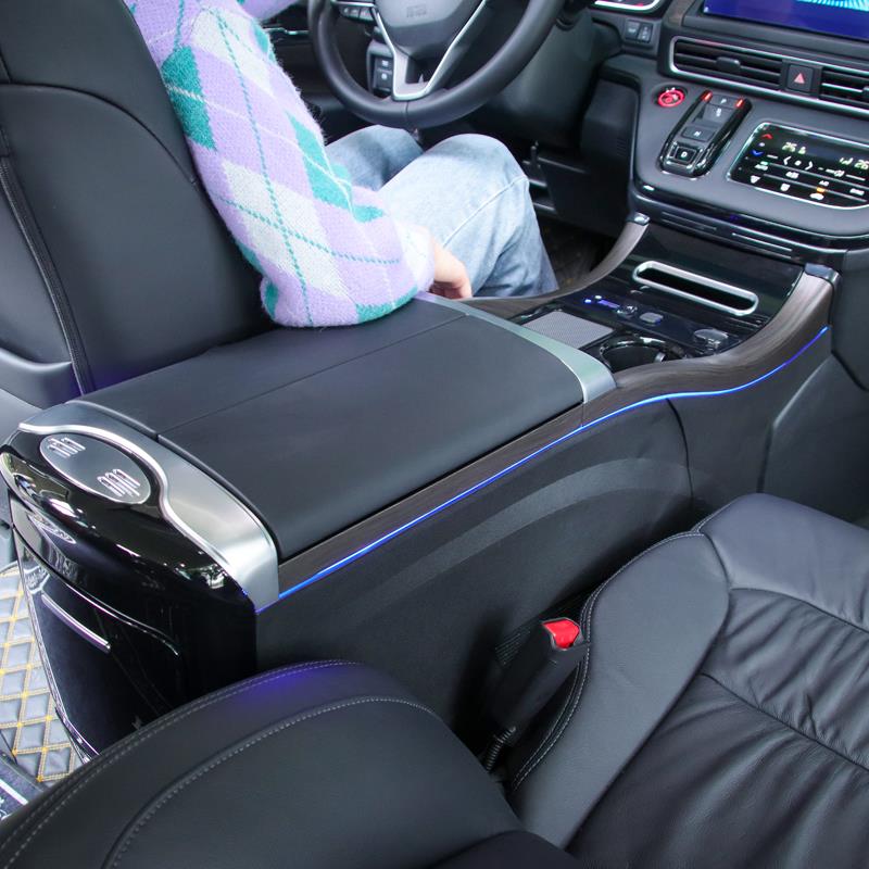 适用奥冰箱扶手箱15-22款本田艾力绅中央改装内饰手扶箱