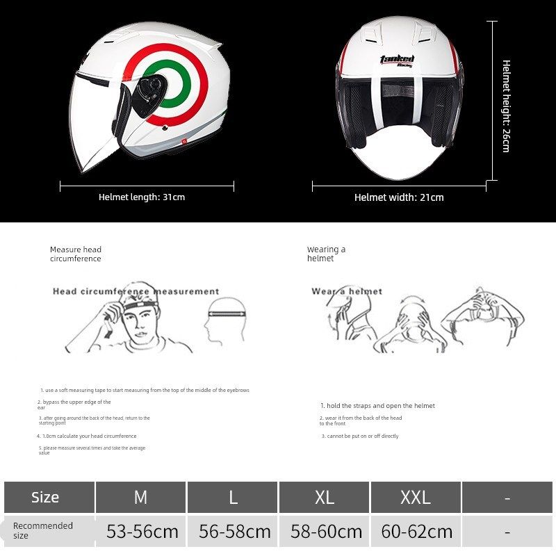 坦克头盔男女电动车半p盔夏季透气头盔四分之三盔踏板摩托车头盔3
