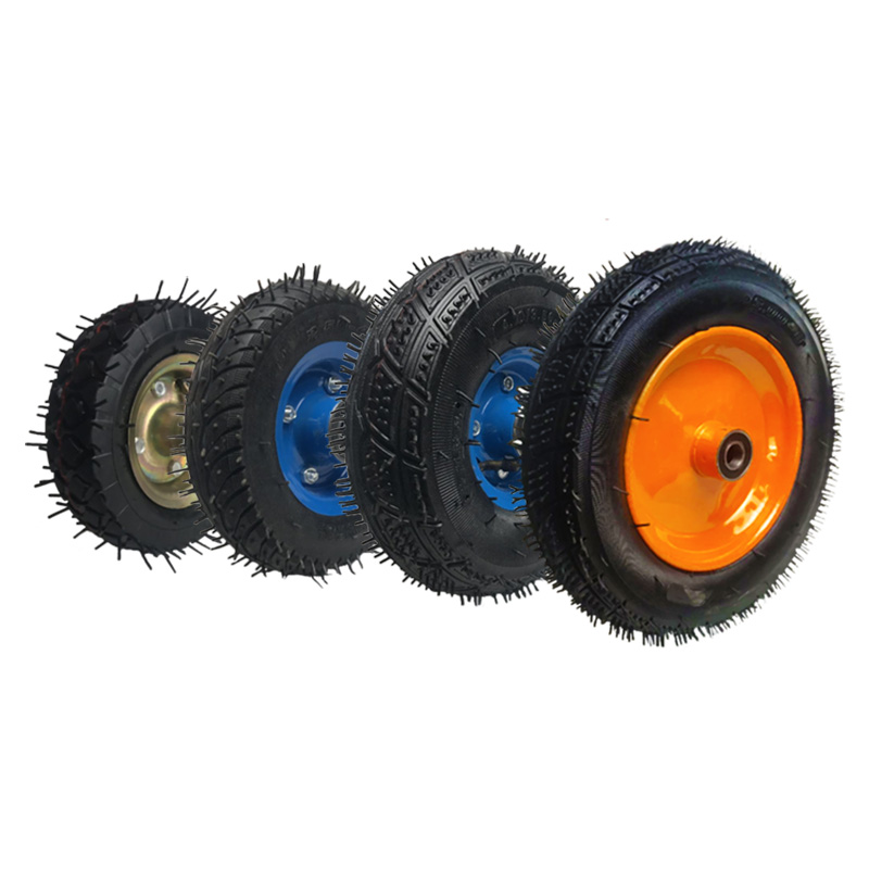 350-4/10寸充气轮2x 6/u8/14寸轮250-4老虎车轮胎300-8手拉车轮子