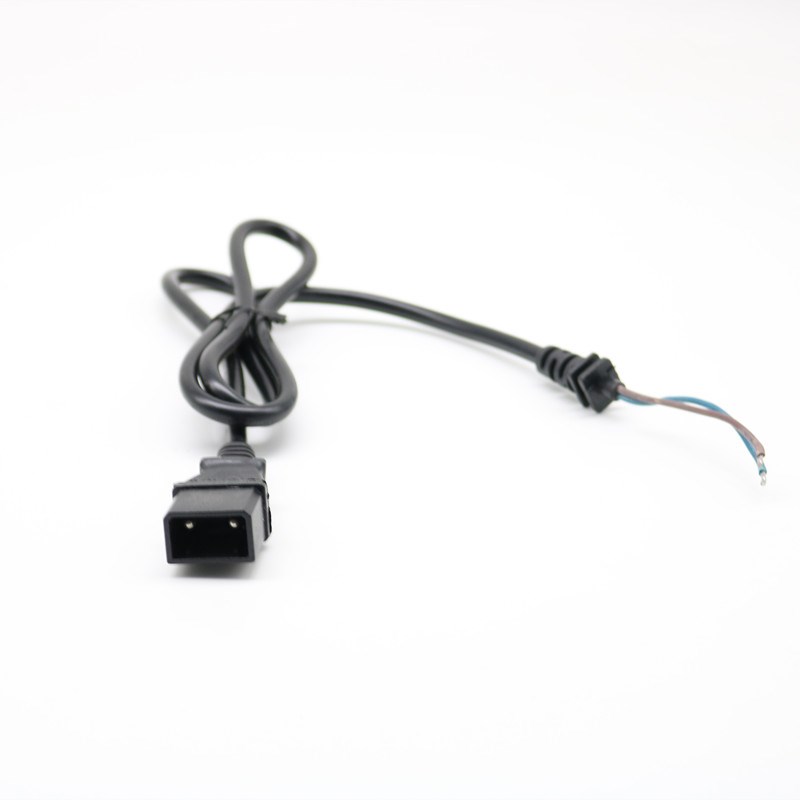 小刀新国标电动电瓶车充电器1平方电源线爱玛插头输X出转换连接线