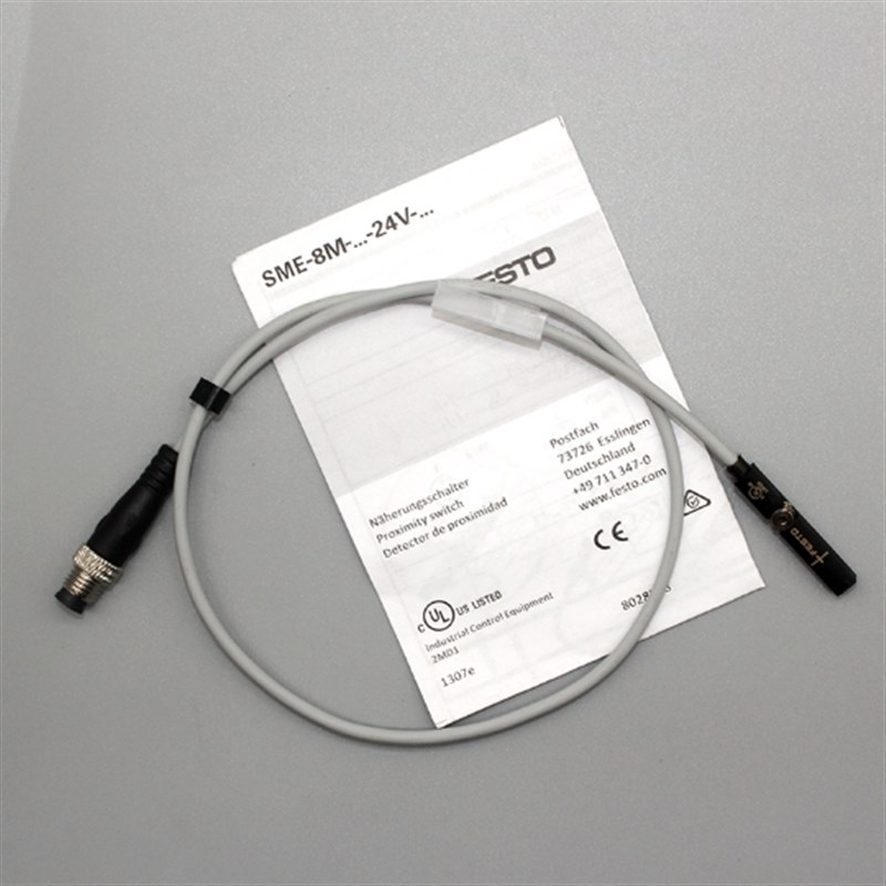 SME-8M-DS-24V-K-0,3-M8D FESO气缸磁性开关感应器传感器543861.