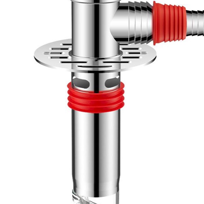 洗衣机下水管三头通排水二合一加长地漏防臭防返溢水专用下水接头