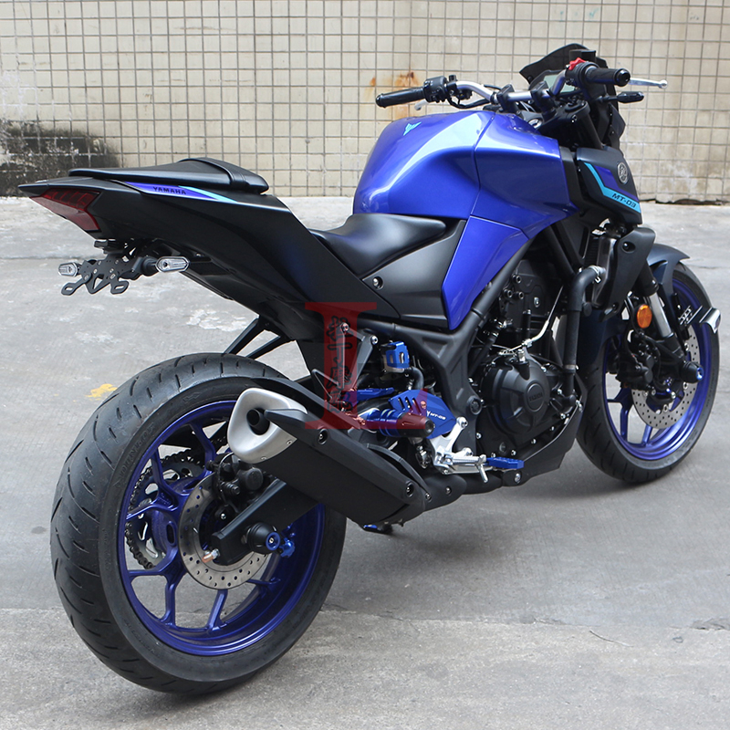适用于山叶YZF-R3 MT03 R25 MT25改L装后脚踏铝合金后座乘客脚蹬