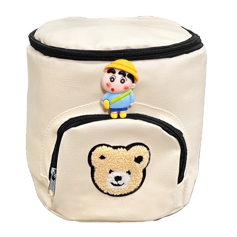 电动车前置挂包防水置物包可爱卡通帕恰狗电瓶车头盔充电器收纳包