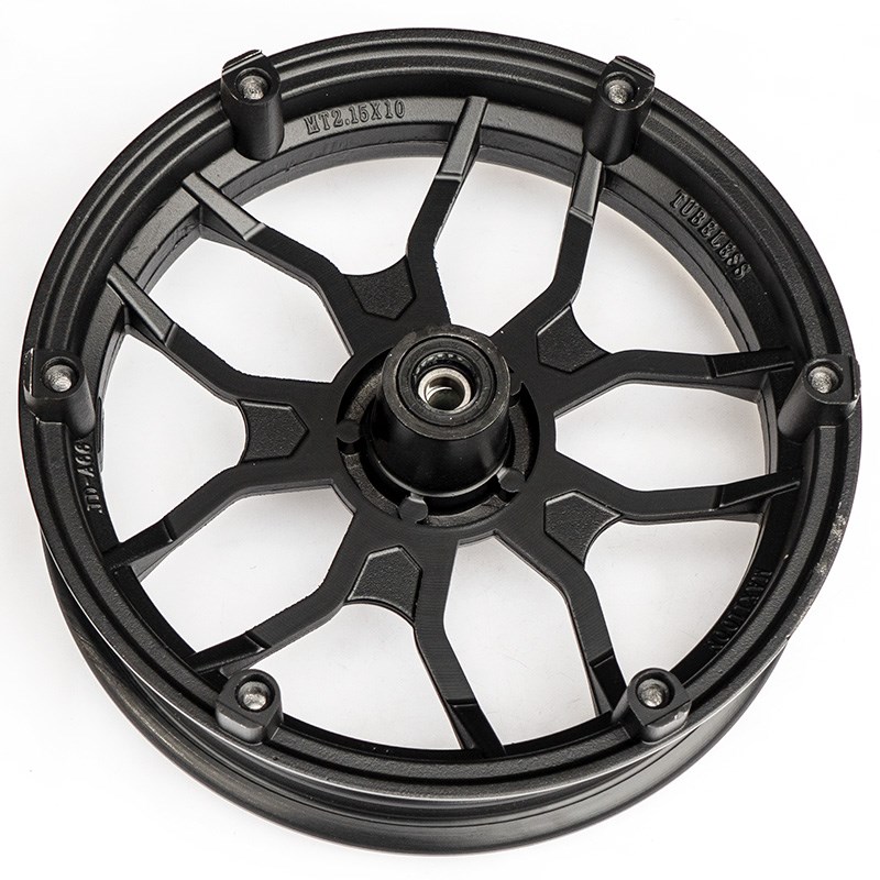 电动车反轮毂12寸内刹轮10寸前轮改装内刹反置满盘铝钢圈碟刹盘