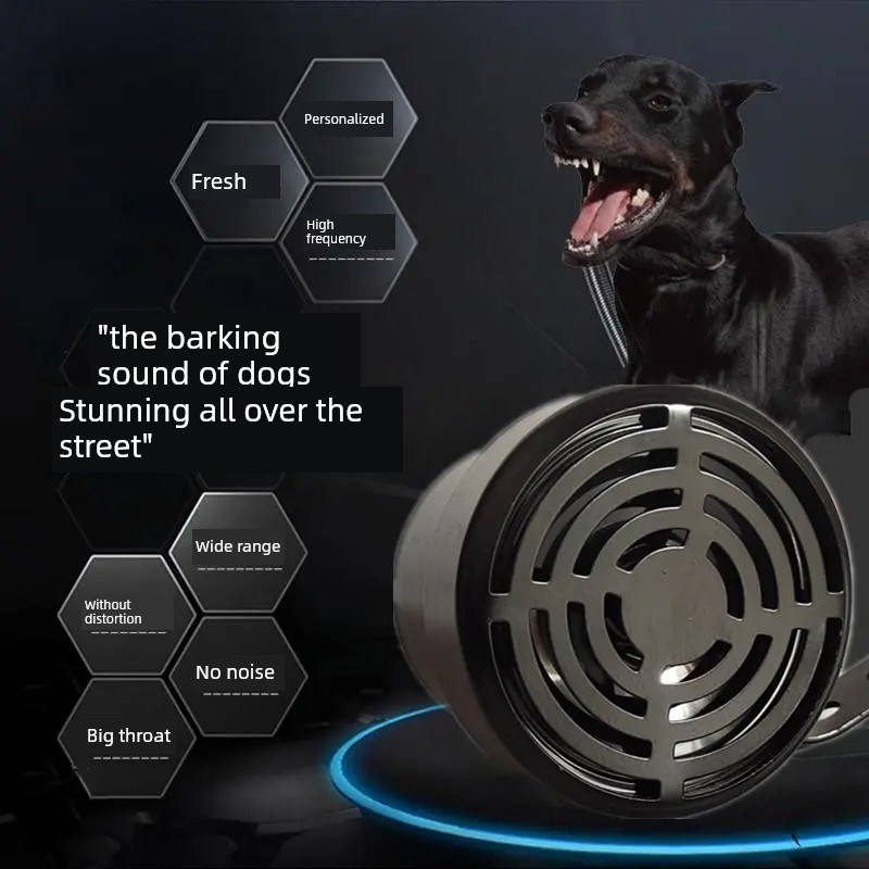 狗叫汽车喇叭12V24V通用口哨狗叫声狗叫喇叭摩托车个性化倒车改装