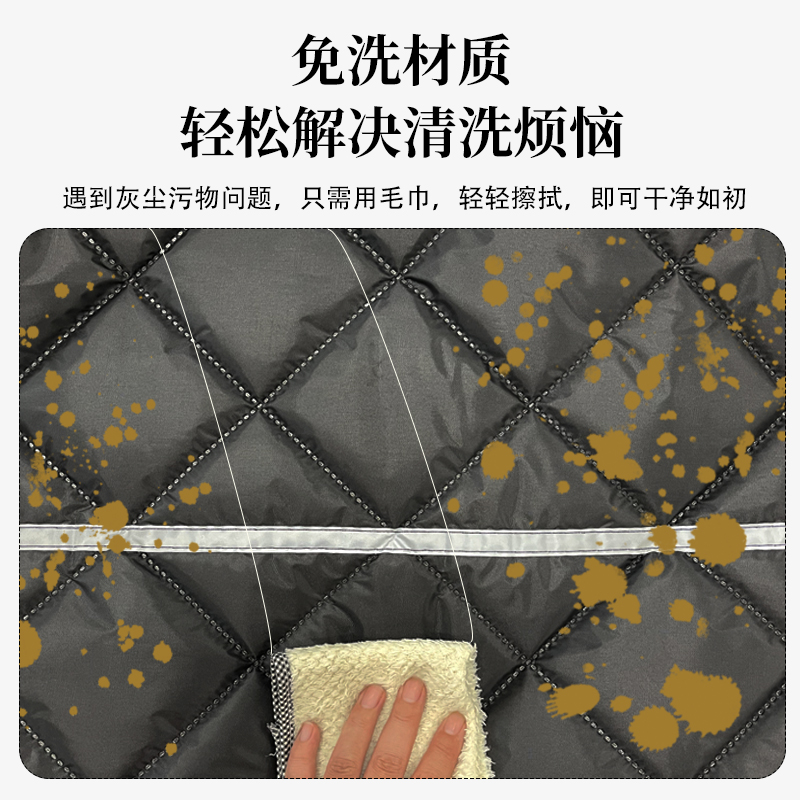 适用  铃木UY/UU/UE125踏板机车挡风被加绒加大宽保暖冬季