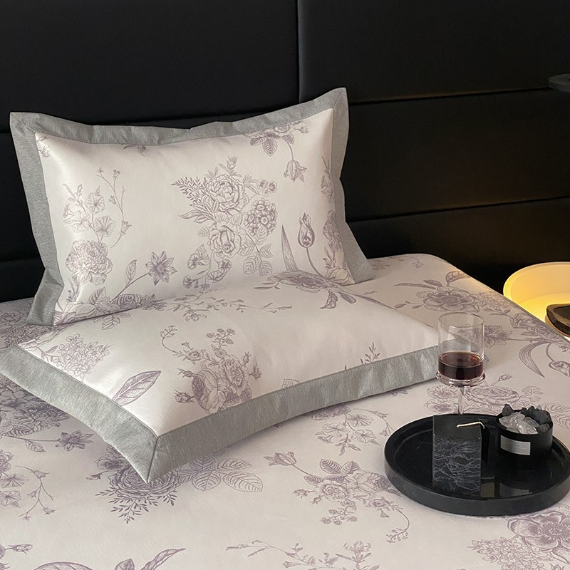 罗兰A类抗菌冰丝席可洗软席子夏季空调家用双人床笠防滑凉席3件套