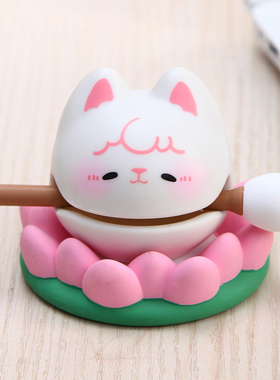 小木鱼敲解压玩具公德办公室桌面摆件系情绪稳定神器可爱青蛙