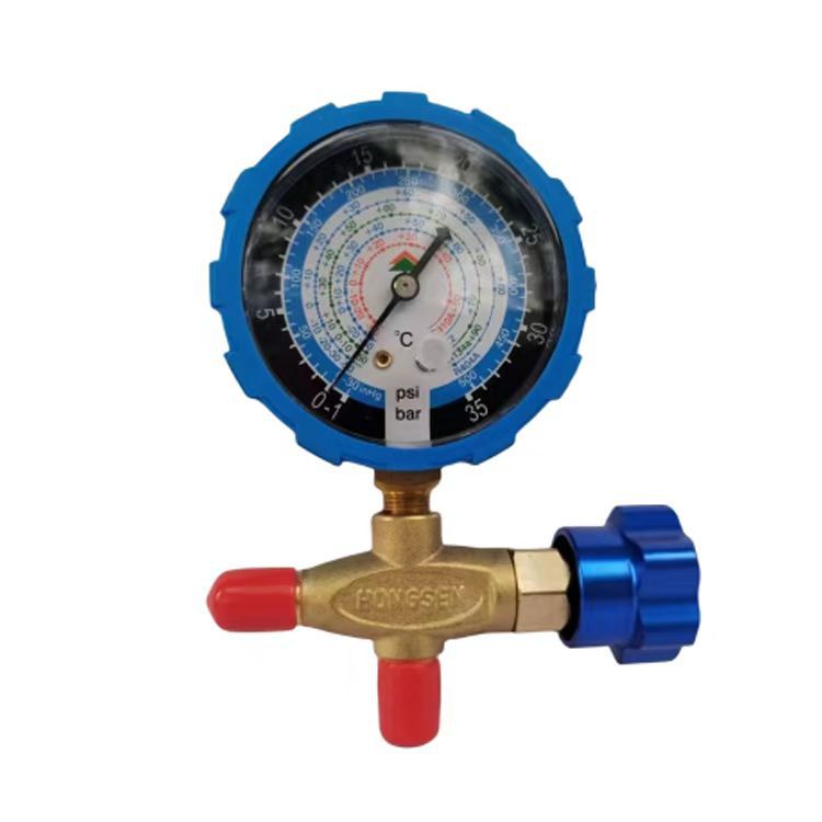 鸿森HS-467AH/AL466NAH/NAL空调冲氟表雪种压力单表高精度数字表