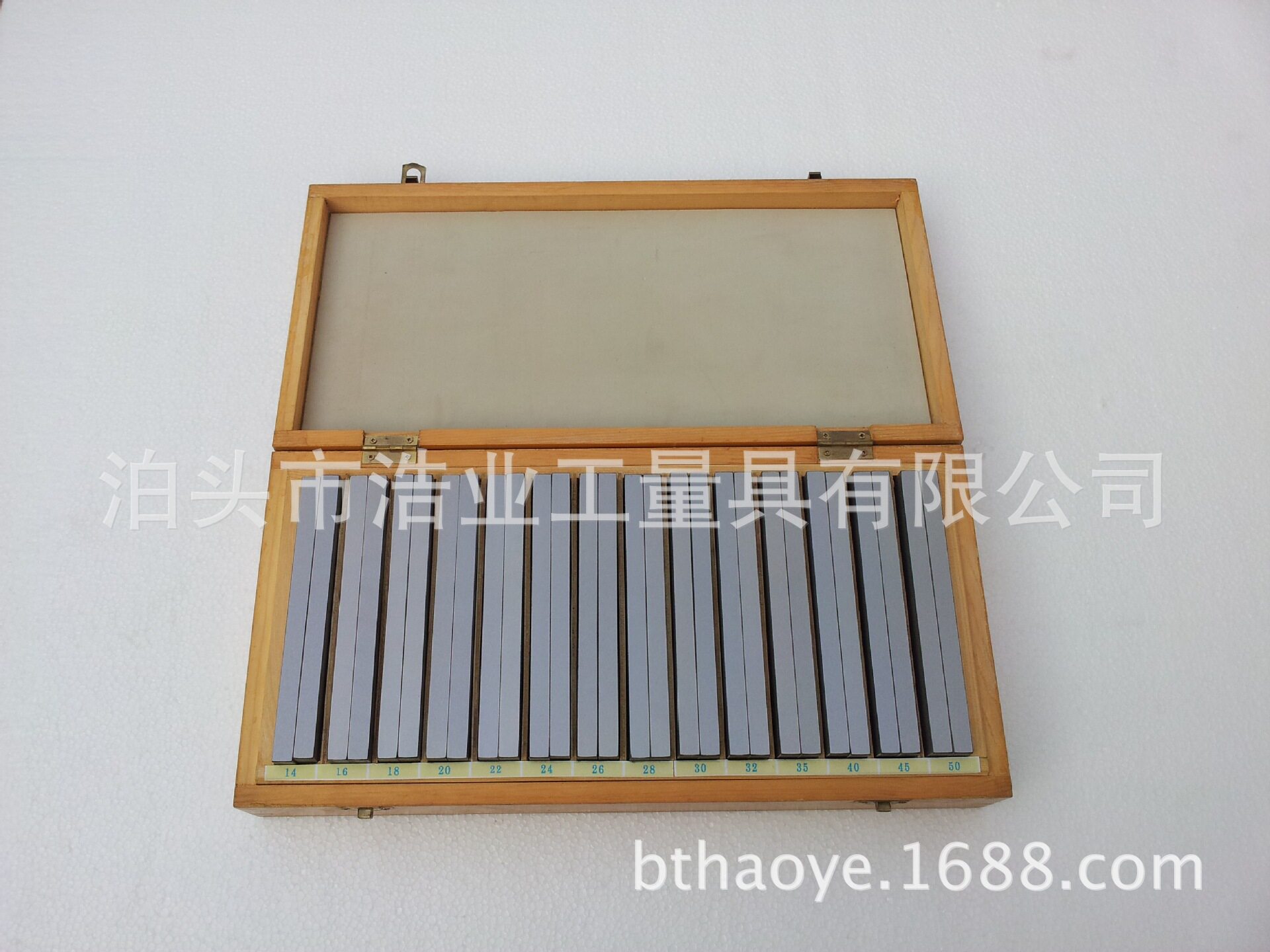 机床虎钳平型垫块14对组28件200x10x14-50平衡垫块等高块加硬钢