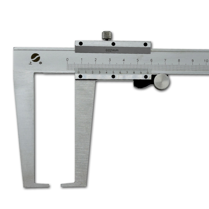 上海上申外钩槽卡尺0-150 0-200 0-300mm外径沟槽游标尺