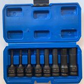 气动压配套头 气动螺丝批头外六角压批套筒 H系列角旋具套筒