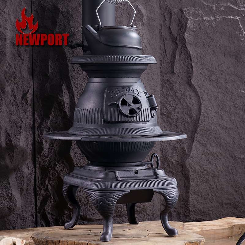 纽波特FS801A加厚铸铁真火燃木家用户外壁炉烧煤烧柴别墅取暖器