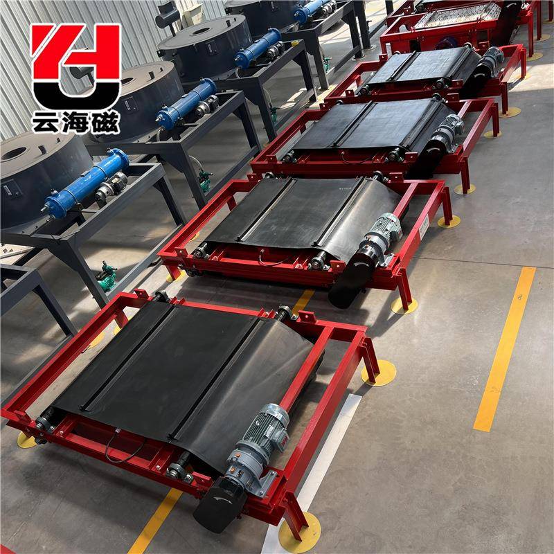 电磁除铁器 自卸式电磁除铁器自动除铁器 矿选RCDD皮带式吸铁器