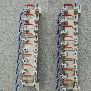 海天注塑机老款 分水块水分布器海天注塑机水排5进5出模具冷却水排