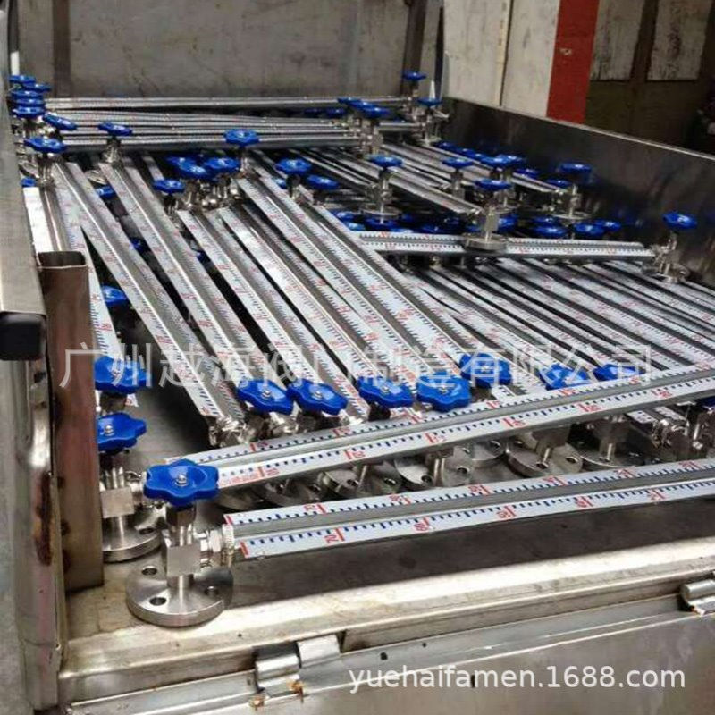 玻璃透明管不锈钢液位计磁翻板锅炉液位计 玻璃管螺纹液位计
