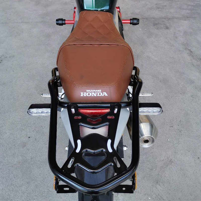 适用于五羊本田鸷道CB190SS后货架尾箱托架改装配件边包支架尾翼