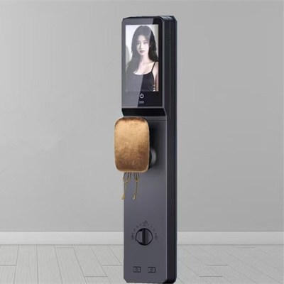 智能锁密码指纹锁卡通门把手套入户门锁方形把手防撞防静电保护套