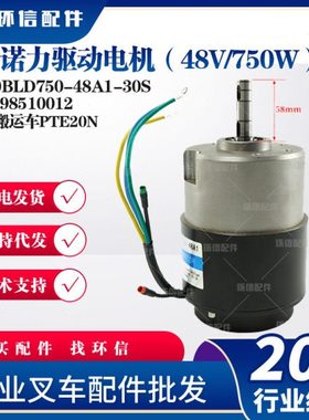 诺力搬运车PTE20N驱动电机48V750W行走电机Z130BLD750-48A1-30S
