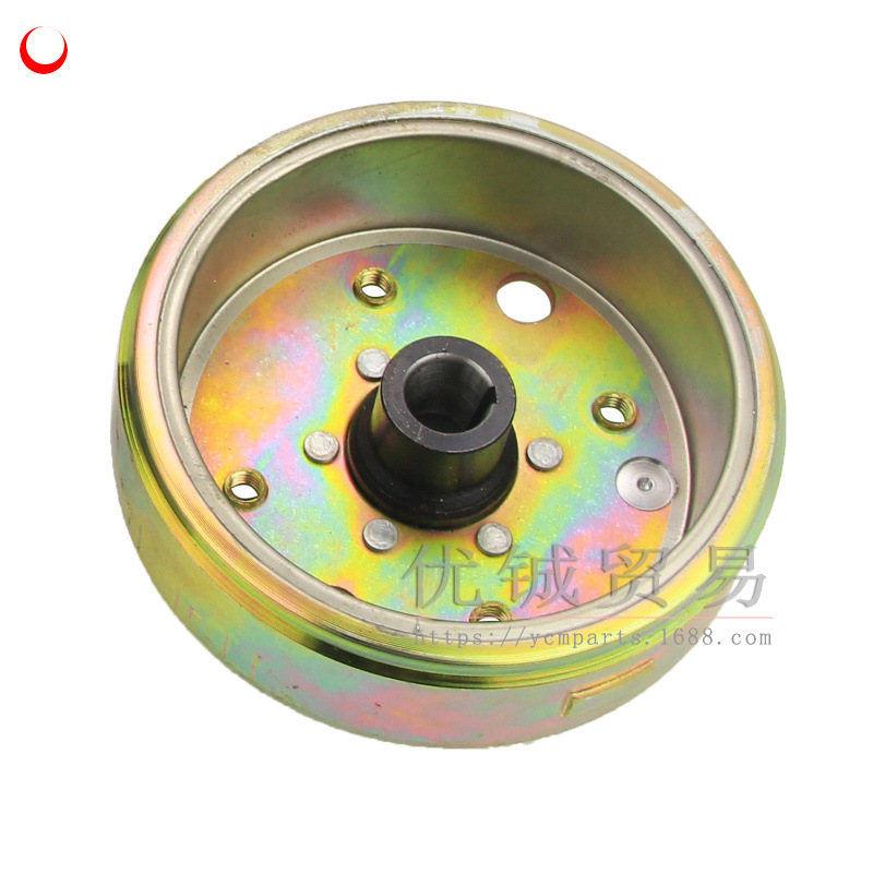 GY6 50磁钢 80cc发动机磁电机转子 GY6 50cc发电机 8极飞轮磁钢