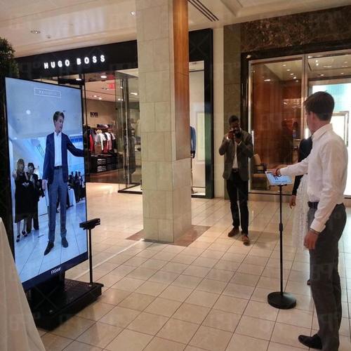 3D虚拟试衣镜体感互动试衣间魔镜智能vr试衣体验店自动穿衣系统