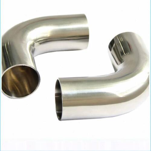 304/316L 不锈钢加长弯头焊接卫生级90度弯头 自动焊内外精抛弯管