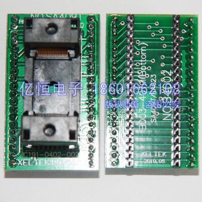 IC测试座 适配器 适配座 转换座 TSOP40转DIP40 SA409T-B4002