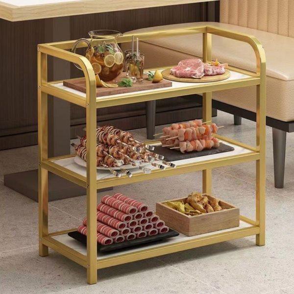 菜架火锅店铁艺多层置物架商用餐饮店放菜架备餐柜餐边碗盘角架子,厨房/烹饪用具,刀架,淘宝优惠券,粉丝福利购,淘宝优惠卷