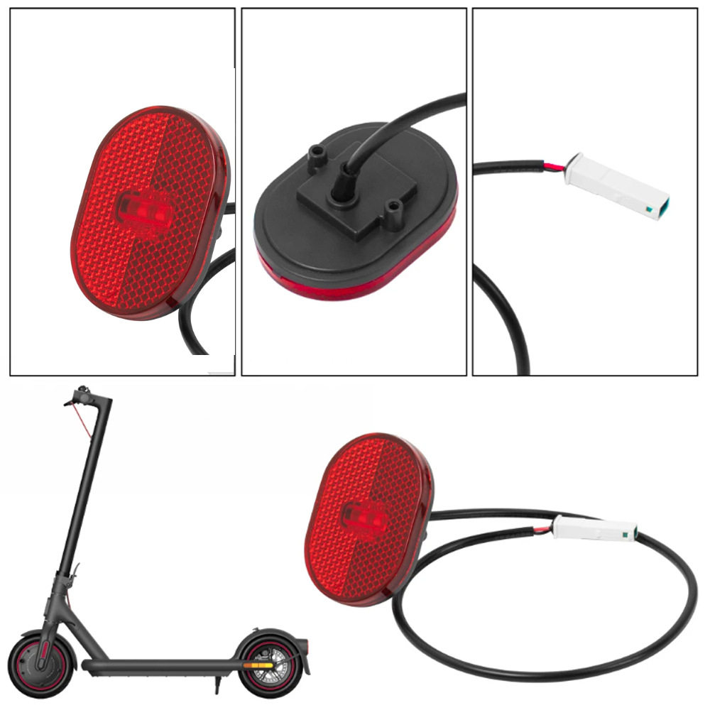 适用小米4Pro电动滑板车后尾灯踏板车后挡泥板灯罩后警示灯配件