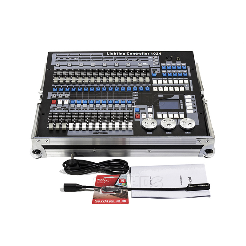 舞台灯光控制设备1024灯控台DMX512灯光控制器帕灯摇头灯调光器
