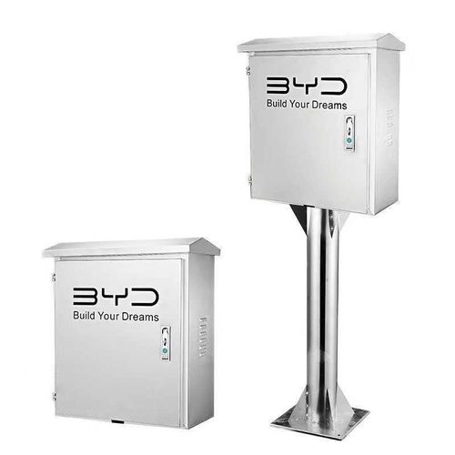 比亚迪专用不锈钢充电桩保护箱保护罩户外防水立柱一体壁挂